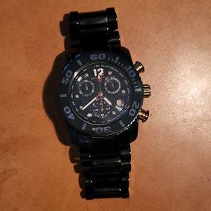 Womens Swiss Legend Diamond Ceramic Watch